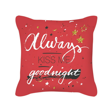 Usupdd Red Watercolor Valentine S Day Pillowcase Printed Pillowcase WLL220811-4962