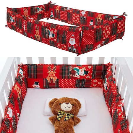 Usupdd Crib Bed Fence Soft Bag Stitching Bed Bed Surround Breathable Cotton Anti-collision Baby Bed Surround Kit WLL220811-7950