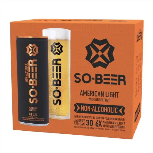 KHCH00398886 72 Fl Oz Beer Non Alcoholic Grapefruit American Light Lager 6 Beer Soda