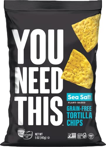 You Need This Non-GMO Grain Free Tortilla Chips Sea Salt 5 Oz