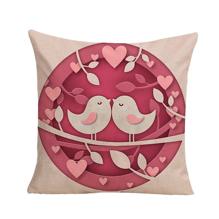 MIANHT Valentine S Day Pillowcase Decorative Pillow Case Creative Pillow Case - 2022 Valentine S Day Pillowcase O-#4397
