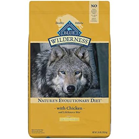 Blue Buffalo Wilderness High Protein  Natural Adult Healthy Weight Dry Dog Food  Chicken 24-lb