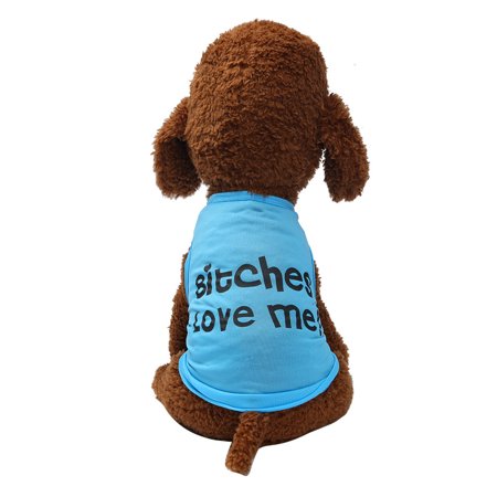 Usupdd New Pet Vest Summer Breathable Comfortable Fashion Text Pattern Dog Cat Clothing Usupdd WAA220822-5499