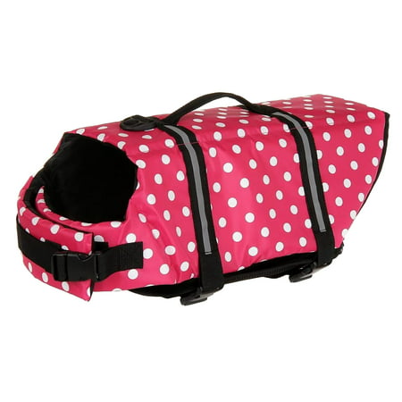 MIANHT Large Small Dog High Buoyancy Reflective Stripes Adjustable Life Jacket Swimsuit - 2022 Fashion Large Small Dog I-#2289