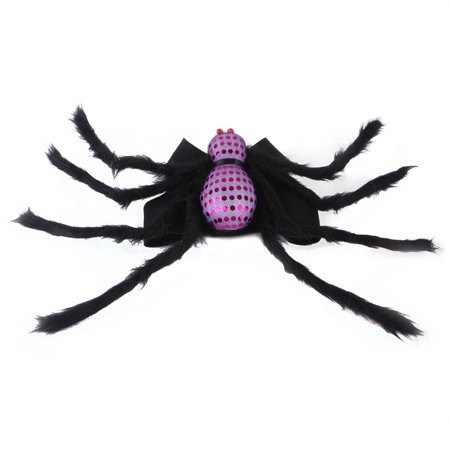 MIANHT Halloween Funny Spider Sequins Chest Back Pet Clothes Small Medium Dog Dress up - 2022 Fashion Halloween Funny Spider I-#8775