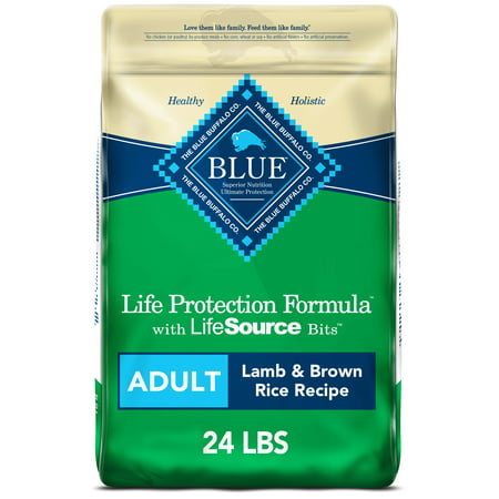 Blue Buffalo Life Protection Formula Adult Dry Dog Food  Lamb & Brown Rice  24lb Bag