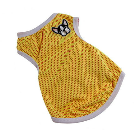 Usupdd New Pet Dog Soft Sports Vest Hollow Breathable Summer Cool Dog Puppy Clothes Vest Usupdd WAA220822-5104