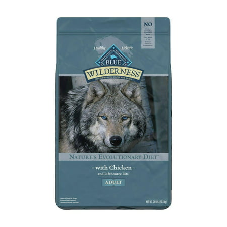 Blue Buffalo Wilderness Adult Natural Chicken Dry Dog Food  24 Lb. Bag