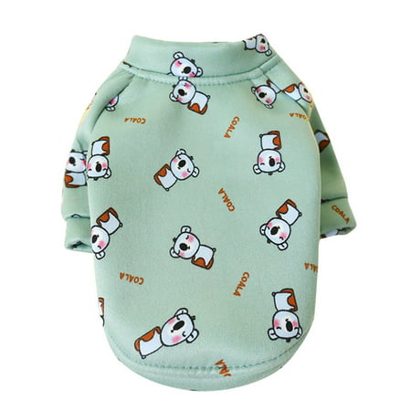 MIANHT Pet Clothing Cat Cartoon Printed Dog Coat T-Shirt Winter Warm Sweatshirt - 2022 Fashion Pet Clothing Cat I-#4742