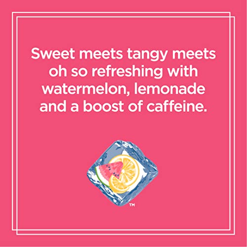 Sparkling Ice +Caffeine Watermelon Lemonade Sparkling Water, Zero Sugar, with Antioxidants and Vitamins, Zero Sugar, 16 Fl Oz Cans (Pack of 12) thumbnail