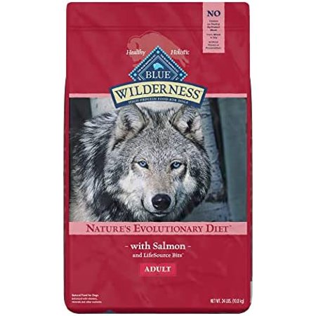 Blue Buffalo Wilderness High Protein  Natural Adult Dry Dog Food  Salmon 24-lb