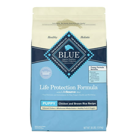 Blue Buffalo Life Protection Formula Natural Puppy Dry Dog Food  Chicken and Brown Rice 30-lb