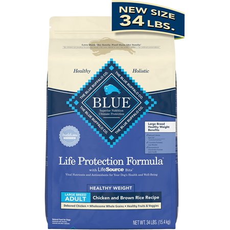 Blue Buffalo Life Protection Formula Natural Adult Large Breed Healthy Weight Dry Dog Food  Chicken and Brown Rice