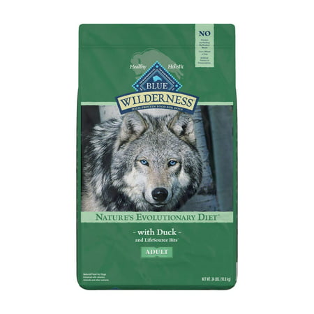 Blue Buffalo Wilderness Adult Natural Duck Dry Dog Food  24 Lb. Bag