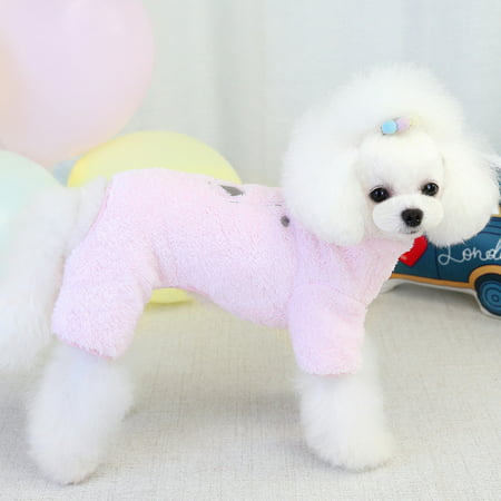 Usupdd New Pet Clothing Bear Four-legged Fleece Warm Dog Clothes New Pet Puppy Clothes Usupdd WAA220822-4397