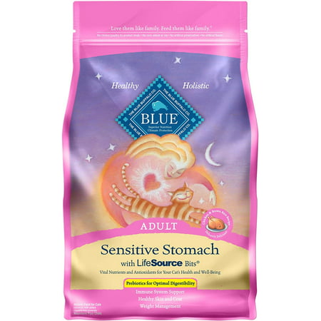 Blue Buffalo Sensitive Stomach Natural Chicken & Brown Rice Dry Cat Food 30lb