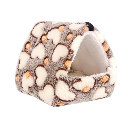 Usupdd Soft Winter Spring Hamster Guinea Pig Squirrel Keep Warm House Comfortable Sleep Usupdd 220805-9021