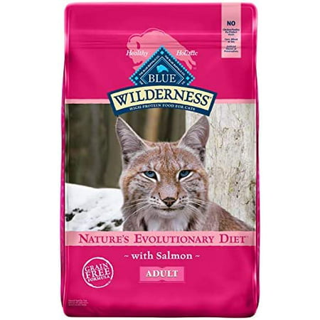 Blue Buffalo Wilderness High Protein  Natural Adult Dry Cat Food  Salmon 11-lb