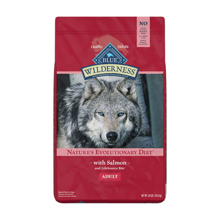 Blue Buffalo Wilderness High Protein  Natural Adult Dry Dog Food  Salmon 24-lb