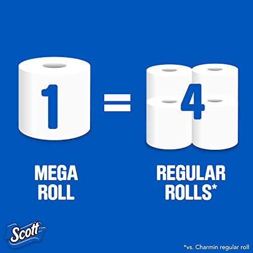 Scott ComfortPlus Toilet Paper  6 Mega Rolls  425 Sheets per Roll  Septic-Safe  1-Ply Toilet Tissue thumbnail