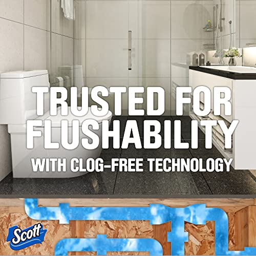 Scott ComfortPlus Toilet Paper  6 Mega Rolls  425 Sheets per Roll  Septic-Safe  1-Ply Toilet Tissue thumbnail