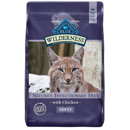 Blue Buffalo Wilderness Adult Grain-Free Chicken Recipe Dry Cat Food  12 Lb. Bag