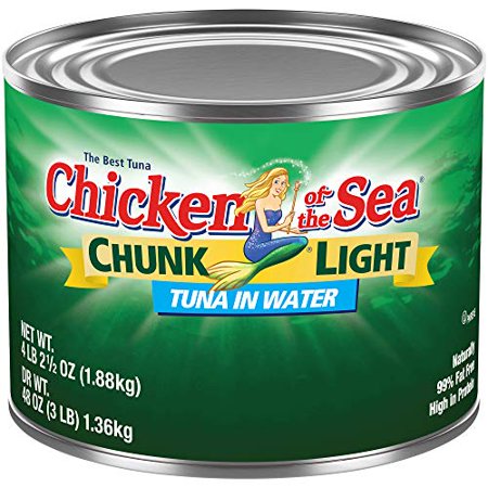 Chicken of the Sea Chunk Light Tuna in Water  Food Service Pack  66.5 Oz. (1.88 Kg) Can  4.15 Pound (pack of 1) (8773)