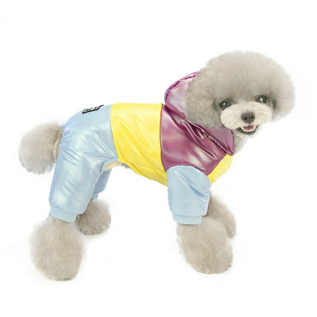 Usupdd New Pet Clothing Autumn and Winter Rainbow Four-leg Cotton Coat Usupdd WAA220822-4723