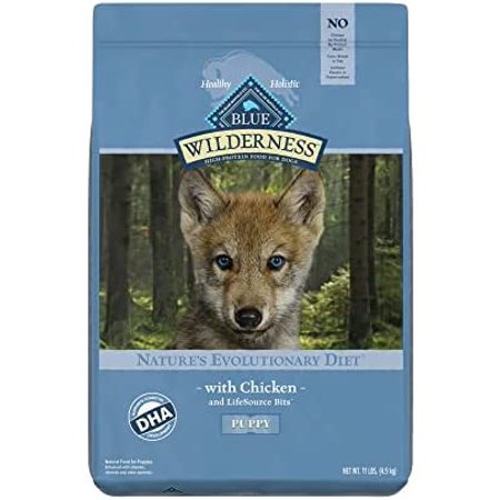 Blue Buffalo Wilderness High Protein  Natural Puppy Dry Dog Food  Chicken 11-lb