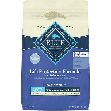 Blue Buffalo Life Protection Formula Natural Adult Large Breed Healthy Weight Dry Dog Food  Chicken and Brown Rice