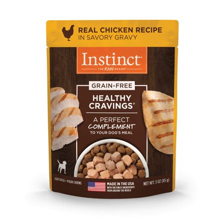 Blue Buffalo Wilderness Trail Toppers Wild Cuts High Protein Natural Wet Dog Food  Chunky Chicken Bites in Hearty Gravy 3-oz Pouches (Pack of 24)