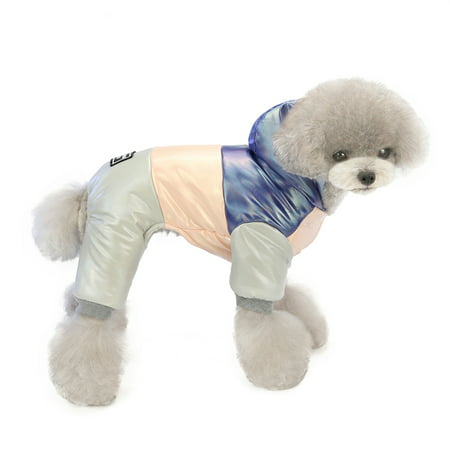 Usupdd New Pet Clothing Autumn and Winter Rainbow Four-leg Cotton Coat Usupdd WAA220822-4719