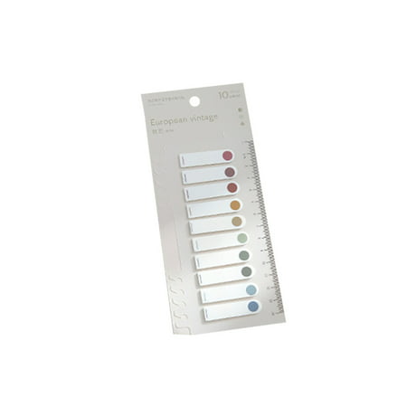 DDgui 200PC Pet Retro Color Loose Leaf Index Tag Paper Hand Account Ruler - 2022 New Toys 200PC Pet a-a#8532 DDgui 220919-8532