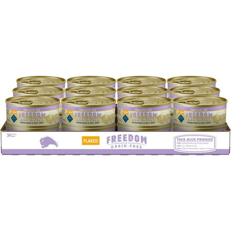 Blue Buffalo Blue Freedom Grain Free Indoor Flaked Chicken Adult Canned Cat Food