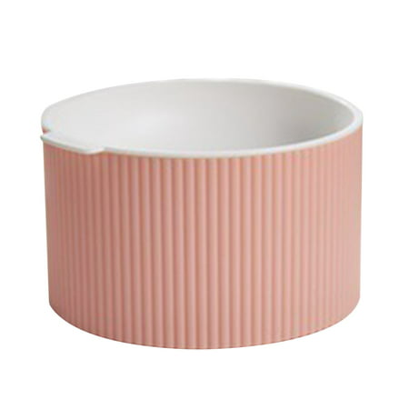 Usupdd New Pet Double Bowl Automatic Drinking and Feeding Bowl Cat Food Rice Bowl Supplies Usupdd WAA220822-4888