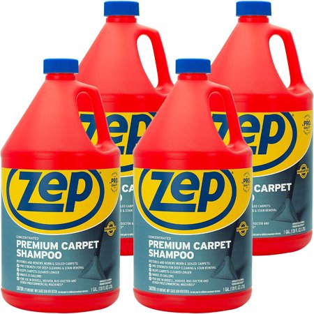 Zep Premium Carpet Shampoo 128 Ounce ZUPXC128 (Case of 4) Concentrated Formula
