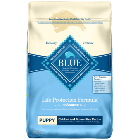 Blue Buffalo Life Protection Formula Puppy Dry Dog Food 15 Lbs (Pack of 4)