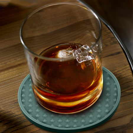 MIANHT 6pc Cup Mat for Drinks  Silicone Drink Cup Mat  Cup Mat with Grooved Design  Non-slip Base  Cup Mat for Coffee Table - 2022 6pc Cup Mat S-#4719
