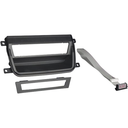 Metra 98-9306 Single DIN Installation Dash Kit with Heated Switch Relocation Pocket for 2006-up Select BMW 3-Series (Black) (Discontinued by Manufactu
