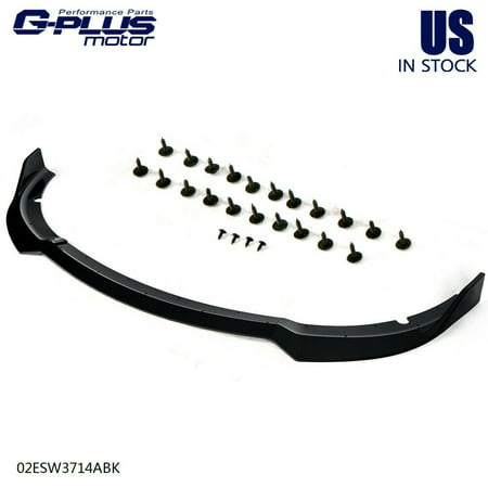 G-Plus Fit for 15-20 Dodge Charger SRT Front Bumper Lip Splitter Body Kit Glossy Black