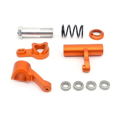 Peryerana RC Automobile Assembled Steering Group Metal Upgrades Car-styling Accessories Replacement for ZD Racing MT8 9021 9020 9116 EX-07