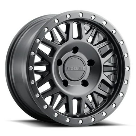 Raceline 951B-RYNO 18  Cast Aluminum Wheel  RYNO SATIN BLACK 18X9 5X139.7 +18mm Fits Select: 2019 RAM 1500 CLASSIC TRADESMAN  2013-2014 RAM 1500 ST