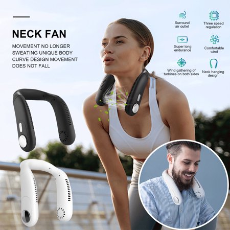 MIANHT Neck-mounted Air Conditioning Fan Portable Semiconductor AC Cooler Fan Cooling - 2022 Neck-mounted Air Conditioning a-#4397 2022