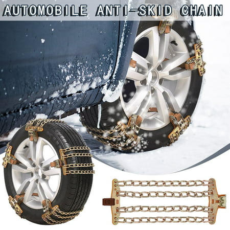 DDgui New Upgraded Wheel Tire Snow AntiSkid Chains for Car Truck Emergency Winter DDgui WDD220921-8775