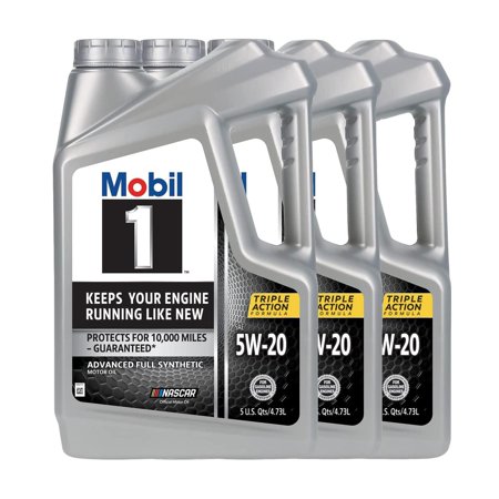 Mobil 1 120763 Advanced Full Synthetic Oil  5W-20  5 Qt  Case/3