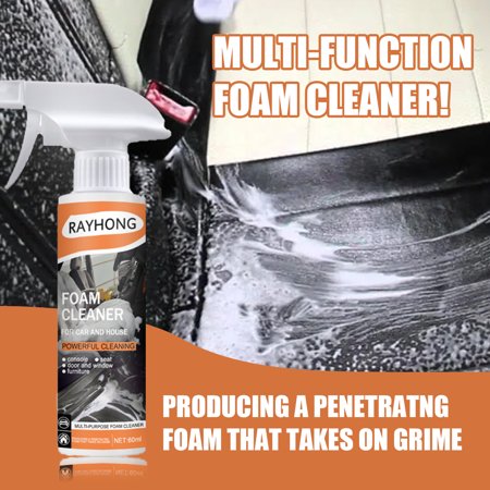 All-Purpose Foam Cleaner Claening Cleaning Artifact Strong Foam 60/120ml - Uscallm 2022 White H#6678-a-H#6678