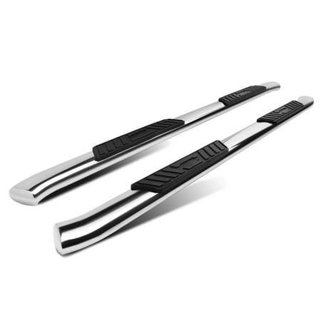 Chrome 5  Oval Curved Side Step Nerf Bar for 99-16 F250/F350 SD Ext/Super Cab 00 01 02 03 04 05 06 07 08 09 10 11 12 13 14 15