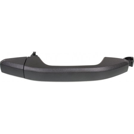 For Chevy Silverado 3500 2015 2016 2017 Door Handle Driver or Passenger Side | Rear | Outer | Black Textured Finish | Replacement for GM1520149 | 2292