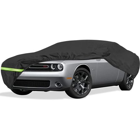 XCHENBI Waterproof Car Covers for 2008-2019 Dodge Challenger Car Cover 210D Covers (R/T  SRT  T/a  SXT  Hellcat) Customer Fit 100% Waterproof Windproo
