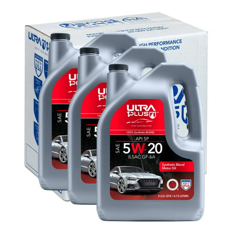 Ultra1Plus™ SAE 5W-20 Synthetic Blend Motor Oil  API SP  ILSAC GF-6A | Jug (5 QT)